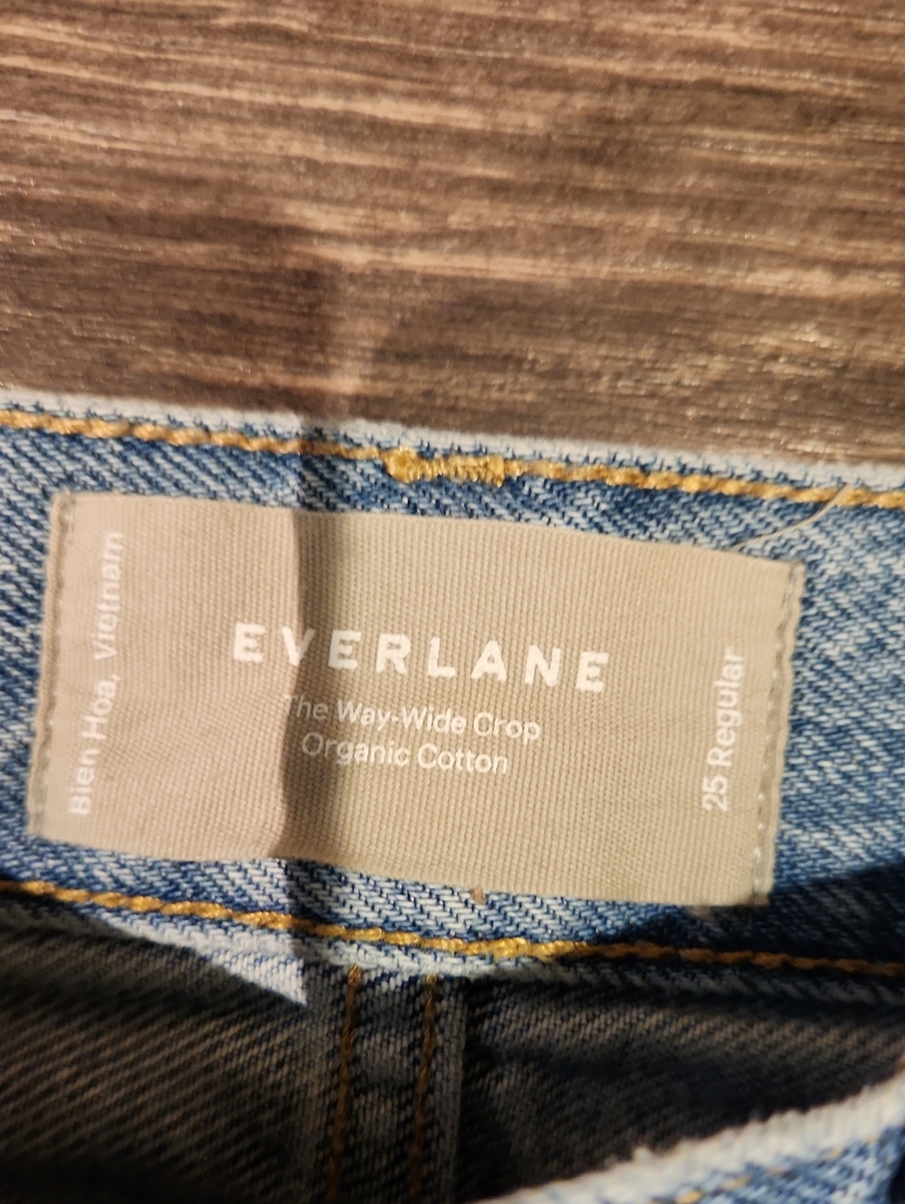 ❤️ EVERLANE WAY WIDE CROP JEANS IN ORGANIC COTTON, 0 (25) - Picture 6 of 11
